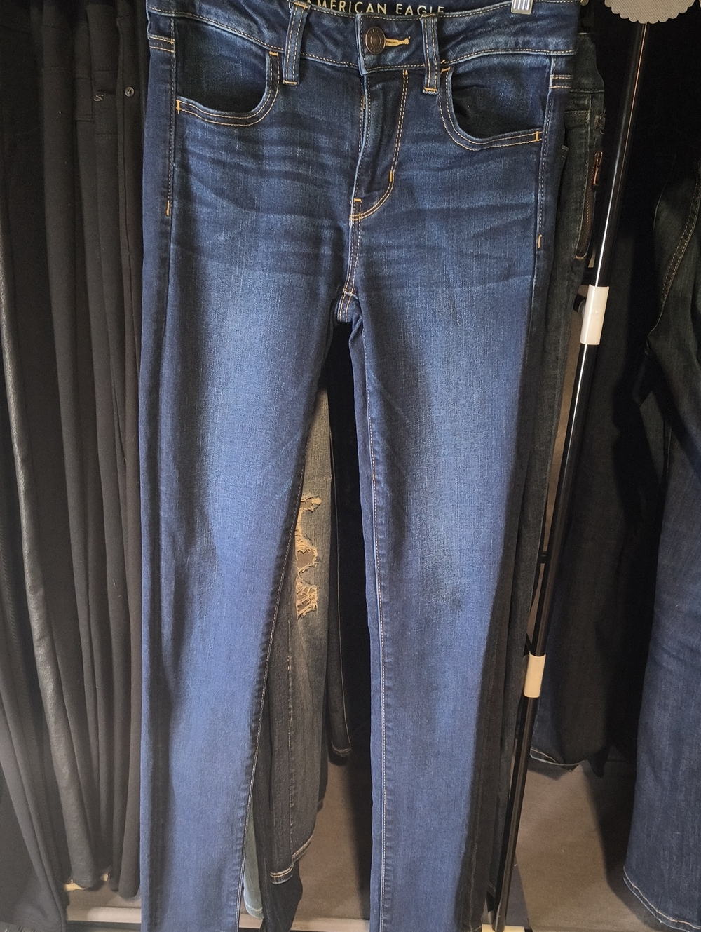 Jegging Next Level Stretch w/30" Inseam American Eagle Women's Size 4 Jeans 834 - Picture 8 of 8